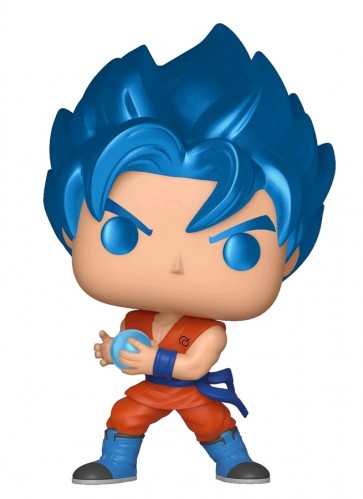 Dragon Ball Z - SSGSS Goku w/Kamehameha Metallic Pop! Vinyl