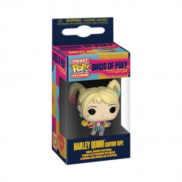 Birds of Prey - Harley Quinn Caution Tape Pocket Pop! Keychain