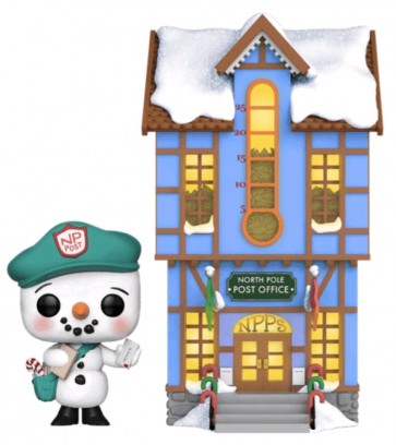 Peppermint Lane - Frosty with Light Up Post Office US Exclusive Pop! Town