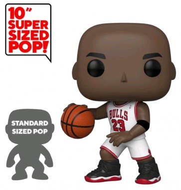 NBA: Bulls - Michael Jordan White Jersey US Exclusive 10" Pop! Vinyl