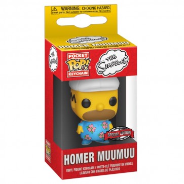 The Simpsons - Homer in Muumuu US Exclusive Pocket Pop! Keychain