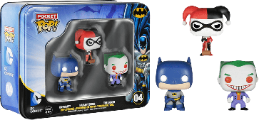 Batman - Batman, Harley Quinn and Joker Pocket Pop! 3-Pack Tin