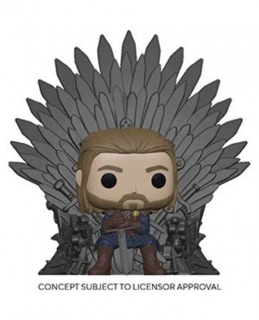 Game of Thrones - Ned Stark on Throne Pop! Deluxe