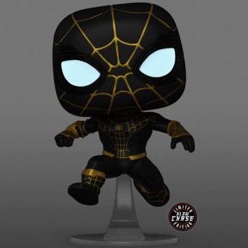 SpiderMan: No Way Home - SpiderMan (Black Suit) Unmasked US Exclusive Pop! Vinyl