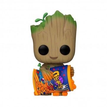 I Am Groot (TV) - Groot with Cheese Puffs Flocked Pop!Vinyl