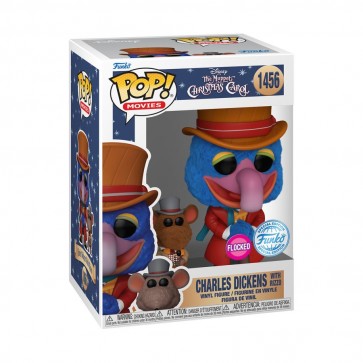 The Muppet's Christmas Carol - Gonzo with Rizzo US Exclusive Flocked Pop! Vinyl