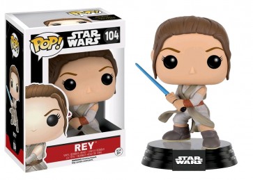 Star Wars - Rey with Lightsaber Episode 7 The Force Awakens Pop! Vinyl Figure
