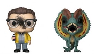 Jurassic Park - Dennis Nedry & Dilophosaurus US Exclusive Pop! Vinyl 2-pack