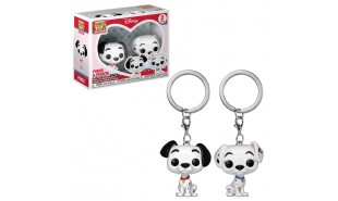 101 Dalmatians - Pongo & Purdita Pocket Pop! Keychain 2-pack