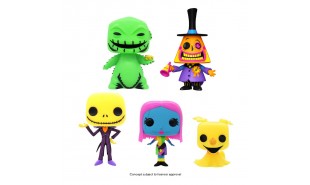 The Nightmare Before Christmas - Black Light US Exclusive Pop! 5-Pack