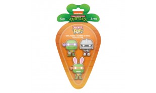 Teenage Mutant Ninja Turtles - Donatello, Shredder & Michelangelo Carrot Pocket Pop! 3-Pack