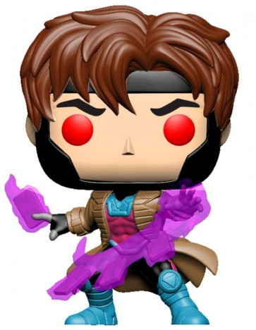 X-Men - Gambit with cards Translucent Glow US Exclusive Pop! Vinyl