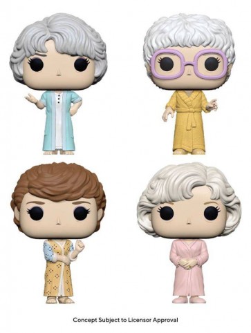 Golden Girls - Golden Girls in Robes US Exclusive Pop! 4-Pack