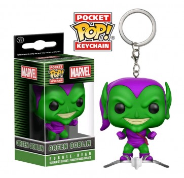 Spider-Man - Green Goblin on Glider Pocket Pop! Keychain