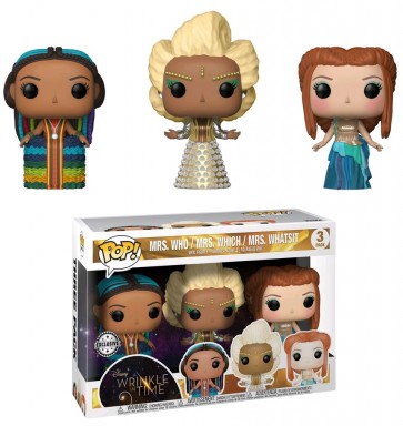 A Wrinkle in Time - Mrs Who, Mrs Which & Mrs Whatsit US Exclusive Pop! Vinyl 3-pack