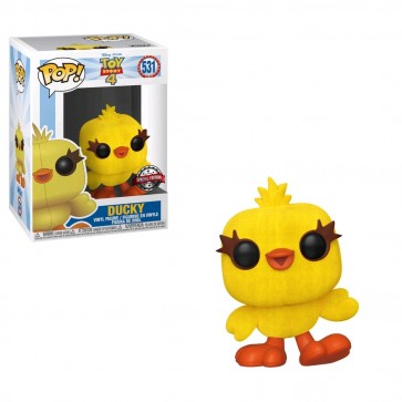 Toy Story 4 - Ducky Flocked US Exclusive Pop! Vinyl