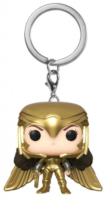 Wonder Woman: 1984 - Wonder Woman Gold Power Pose Pocket Pop! Keychain