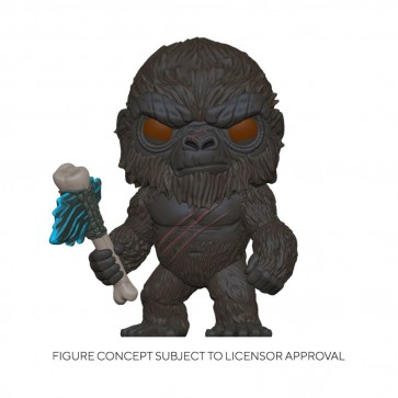 Godzilla vs Kong - Kong with Battle Axe Flocked US Exclusive Pop! Vinyl