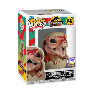 Jurassic Park - Hatching Raptor Pop! Vinyl SDCC 2023