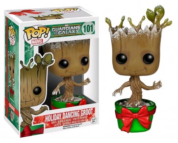 Guardians of the Galaxy - Holiday Dancing Groot Metallic Pop! Vinyl Figure